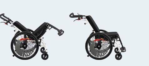 3 Kudu has been designed to offer exceptional adjustability. Backrest height and seat depth can be extended without having to change cushions.