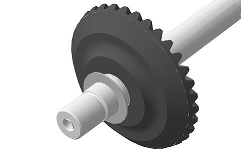 Subsection (GEARBOX) R400trans06A. Shim. Output shaft gear Inspection Check output shaft for cracks and other visible damages.