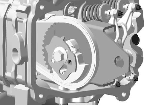 Subsection 03 (LEAK TEST) Prepare Rotate crankshaft until piston is at TDC. To place piston at ignition TDC, it is possible to use two procedures. First possible procedure: Remove CVT cover.