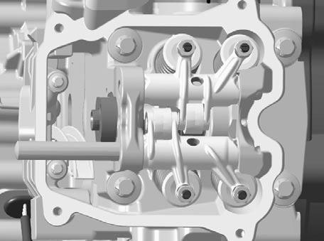 Subsection 09 (CYLINDER AND HEAD) CAUTION: Crankshaft and camshaft must be locked on TDC position to place camshaft timing gear and timing chain in the proper position.