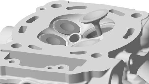 Thrust surface of cylinder head. Valve guide A. Measurement from thrust surface to valve guide top VALVE GUIDE MEASUREMENT A NEW MINIMUM NEW MAXIMUM 4.00 mm (.55 in) 4.40 mm (.