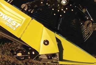 It s a manual quick change sliding deck giving you more versatility with your harvest platform to