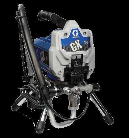 GRACO GX19 STAND SPRAYER Smooth finish Extremely portable»» Features the ProX