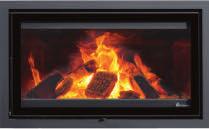 Prostyle 700 EA Prostyle 800 EA Prostyle 1000 EA Insert/built-in fire with screen-printed ventilated glass With external air connection rear or base Ø 80 mm (accessory) Upper chimney connection Upper
