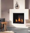 The black or Ceraglass interior will give your fire a modern touch, whereas Ceraglass will give you a unique