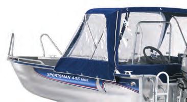Art. no. 061 Does not fit with ski pole. 9 DOUBLE CONSOLE STERN COVER, DRIVABLE Max.