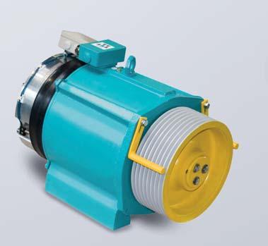 Energy efficient and compact Drives System type Capacity Roping Speed Drive type Connection TS MRL 320-630 320 630 kg 2 : 1 1 1,6 m/s