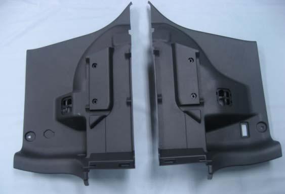 Automotive side panel Luggage Compartment Client: Nissan 75 days T1 Cavity:1+1