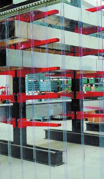 Ditec Strip Strip flexible doors Easy passage and retention of luminosity Maximum operational flexibility Ditec Strip is the simple transparent PVC door, suitable to divide big and small spaces.