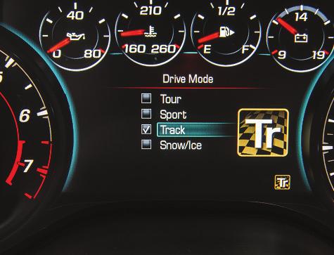 Driver Mode Control Driver Mode Control changes the software calibrations of the suspension, steering, and powertrain to achieve various performance characteristics, based on driving preferences,