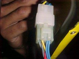Using the pin plug supplied in Group 6 Wiring kit (K3603AB), connect the harness of the