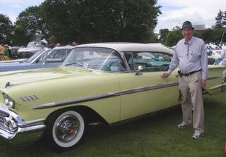 Kevin Kingsland 1958 Chevrolet Impala Coupe Another 1950s rarity was the gorgeous red 1957 Dual-Ghia D-500 Convertible owned by Ed and Carole Blumenthal since 1995, which features a beige and red