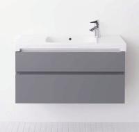 Bathroom furniture IDO Seven D Base cabinet Base cabinet IDO Seven D for vanity top. Two soft closing drawers, with or without LED lighting in the upper drawer.
