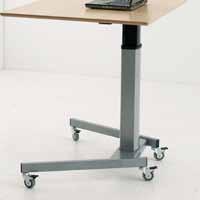 versatile single column desk base.