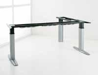 Through the use of telescoping top rail supports