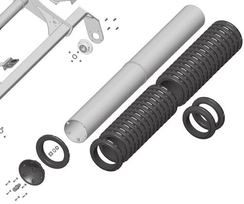 118775 - Flat Washer, 3/4 F436 (8) 117486 - Bolt, 3/4 x 2-3/4 GR8 (4) 118186 - Bolt, 1/2 x 1-1/4 GR8 (23, 31 or 33) IMPORTANT: Add Loctite to threads & Torque to 66
