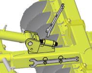 (Tool Storage Location) Pitch Adjustment (2 Outer Cylinder Adjustment Rods) 1 Depth Adjustment (2 Inner Wheel