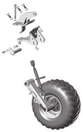 Optional Gauge Wheel - Components Gauge Wheel Components for Pro-Till 26/28 573149 - Gauge Wheel Assembly 26/28 - LH (1) (LH Shown Below)
