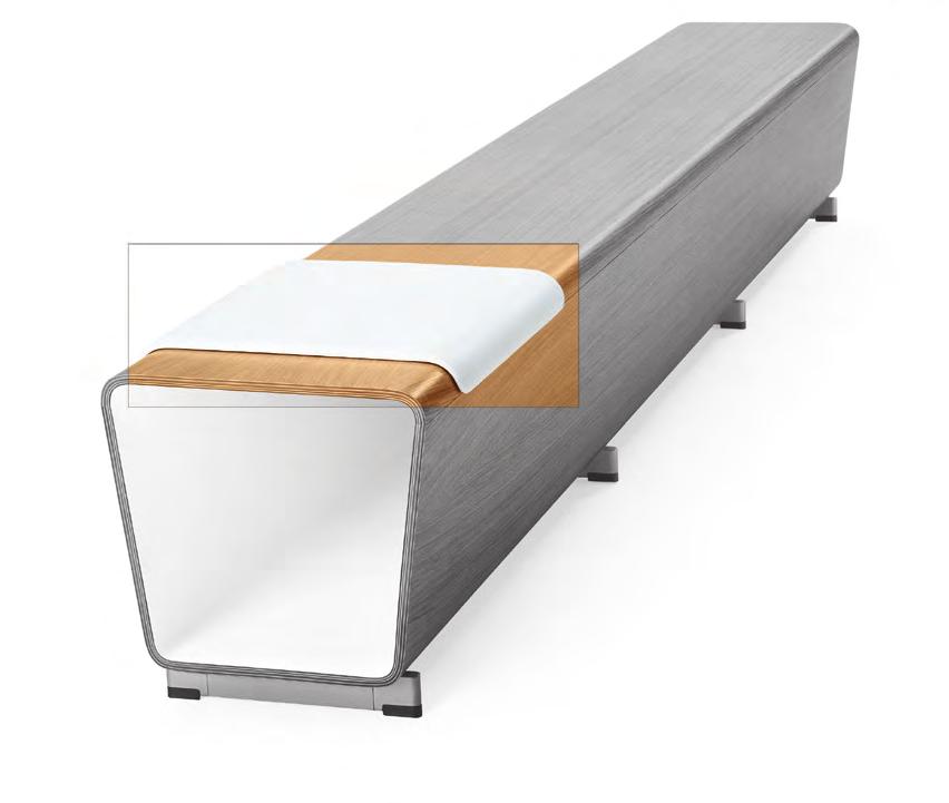 EBB veneer bench UPholsTered onlay Specification example Specifications required to create the product code EBB VENEER BENCH UPHOLSTERED ONLAY Model Upholstery