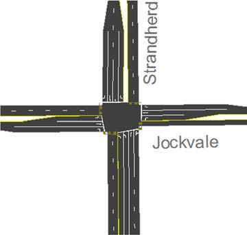CitiGate Retail Development Transportation Impact Study July 2014 Strandherd/Jockvale The future Strandherd/Jockvale intersection will be a signalized four-legged intersection.