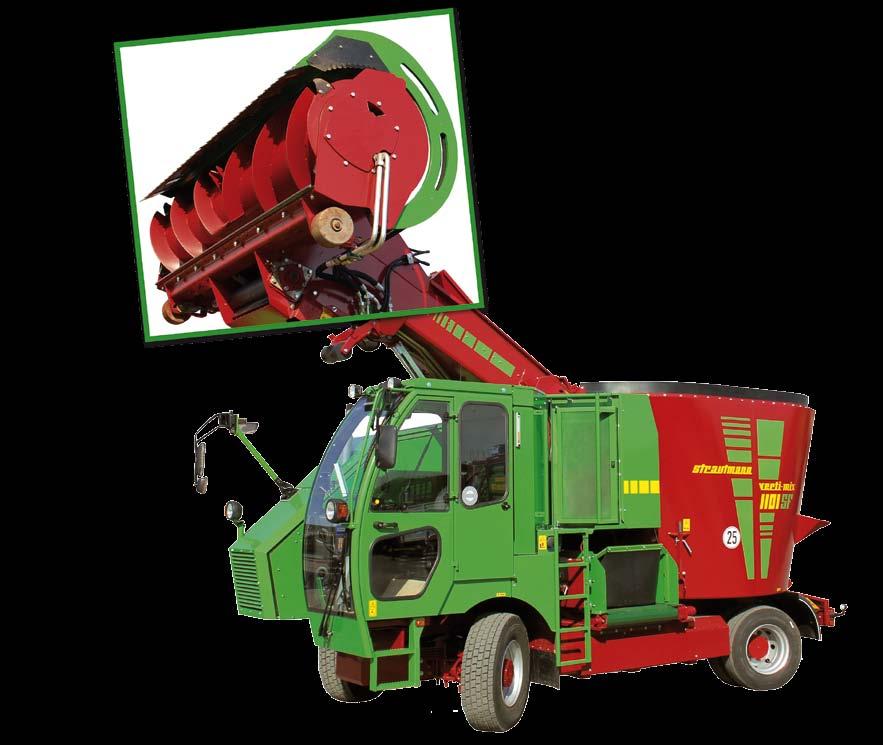Fast-cut picking-up system for effective and gentle picking-up of material The self-propelled model: Powerful, robust, comfortable Self-propelled fodder mixing wagons make the labour-intensive dairy