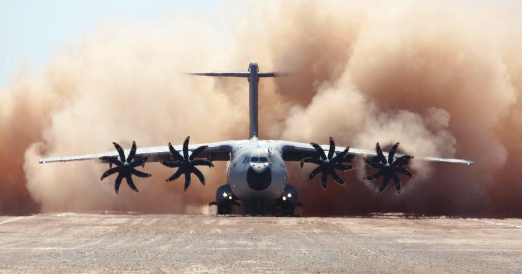 South Pacific and Middle East To fulfil requirements to operate into unstable and potentially hostile environments, the TP400-D6 is designed as a robust and damage tolerant engine, key to the A400M s