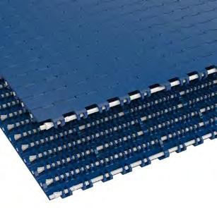 1015 Photo shows 1015 KleanTop Belt molded in Blue High Temperature (BHT) material.