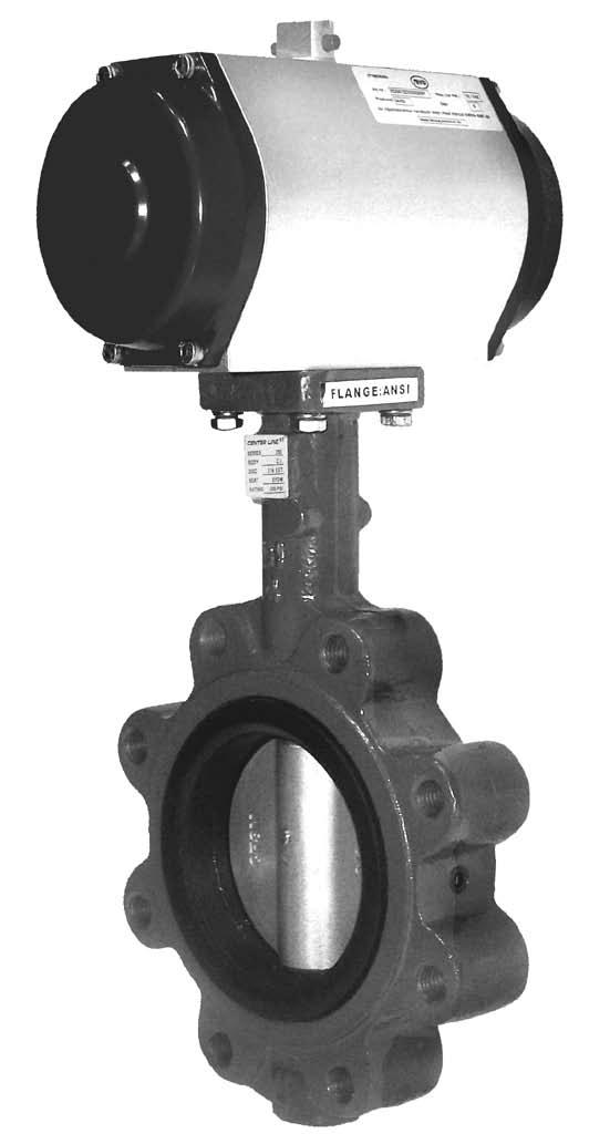 Actuators Center Line PNEUMATIC OULE ACTING Standard Features: Torque Range 0 in-lbs to 0, in-lbs Housing Anodized aluminum Mounting IN ISO 2, direct mounting to Crane valves Position Indicator NAMUR