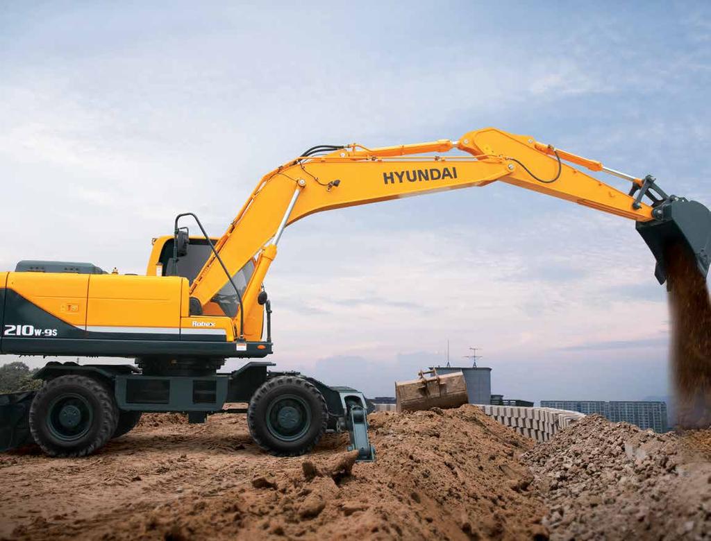 Pride at Work Hyundai Heavy Industries strives to build state-of-the art earthmoving equipment to give every operator maximum performance, more precision, versatile machine preferences, and proven