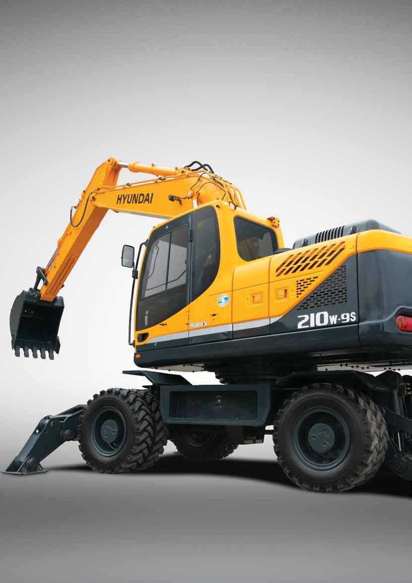 Precision Innovative hydraulic system technologies make the 9S Series excavator fast, smooth and easy to control.