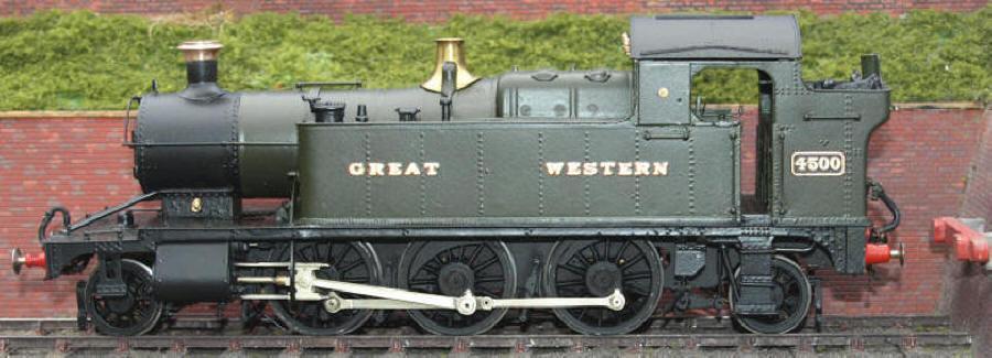 THIS PRAIRIE IS NO DOG! GWR Class 45xx-2-6-2 Tank No: 4500 Manufactured by: Just Like The Real Thing, Pete Waterman Ltd.
