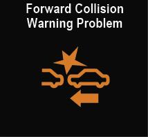 The windshield is removed or replaced. If the aiming is incomplete, the FCW and LDW indicators come on and blink. The FCW and LDW warning messages may also appear.