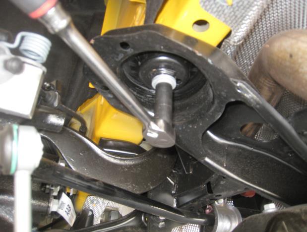 Install the OE upper shock mount