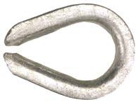 Wire ope & Slings AL & OMPONNS Galvanized and Stainless Steel able 7 x 7 able Diameter Wt./eel Standard Length (ft.