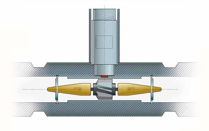 Functional principal & description of the PA - Turbine Flow Meter The PA - Turbine flow meter (axial turbine) was invented by Reinhard Woltman and is an accurate and reliable flow meter for liquids