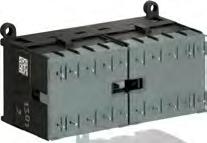 VB6, VB7 -pole mini reversing contactors with soldering pins 4 to 5.