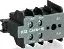 B6, B7, BC6, BC7 - and 4-pole mini contactors VB6, VB7, VBC6, VBC7 -pole mini reversing contactors Accessories 2CDC211012F0010 Ordering details Suitable for Auxiliary contacts Catalog number Global