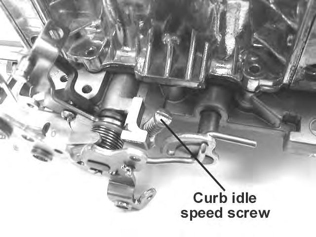 1. Attach the vacuum gauge to a manifold vacuum port on the throttle body (Figure 7). 2. Adjust each idle mixture screw (Figures 10 & 11) 1/8 turn at a time, alternating between each screw.