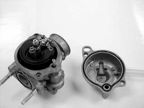 Auto Bystarter Screws Set Plate FLOAT CHAMBER Remove the two float chamber screws and the