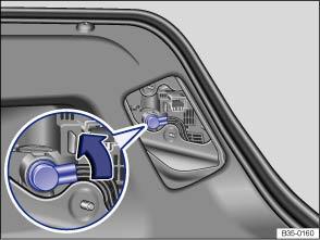 16. Make sure the cover is installed securely. The illustrations show the right fog light. The left fog light is arranged as a mirror image of the right.