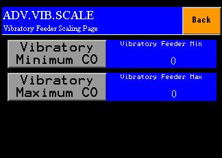 PROCEDURES Vibratory Scaling There is a minimum acceleration required for product in the vibratory tray to begin moving.