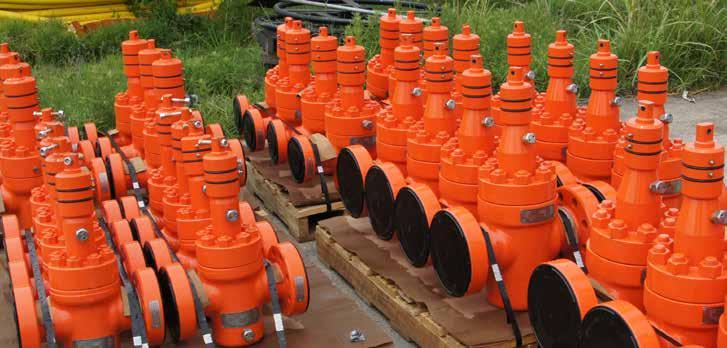 Magnum Mud Gate Valve Features and Benefits Available is sizes 3/6-5 Working pressure ratings of 3,000-5,000 psi Features WOM s patented Magnum Dual Seal TM system Skirted seat assembly prevents