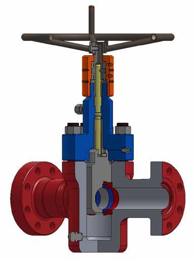 Magnum Gate Valve Magnum Gate Valve Unique Features: Available in sizes ranging from -3/6 to 9 Working pressure ratings of 2,000 to 20,000 psi Full Bore, Through-Conduit Seal Bi-Directional Sealing o