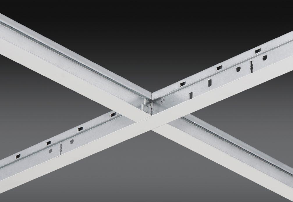 Part of The ROCKWOOL Group Chicago Metallic 200 Snap Grid 15/16 coustical ceiling suspension system Ideal for: Retail, classrooms, general interiors.