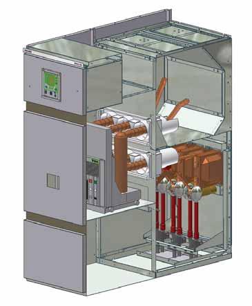 Characteristics of DELS switchgear Metal-clad air-insulated switchgear Studied for medium voltage distribution Factory-tested for indoor applications Guaranteed arc-proof units