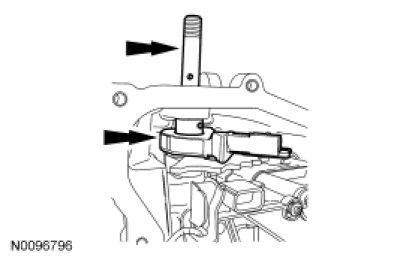 7 of 14 11/19/2016 11:45 AM 2. Remove the TR sensor from the transaxle, leaving the park pawl actuating rod attached to the TR sensor. Installation All vehicles 1.
