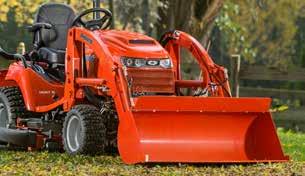 3-POINT HITCH Category (modified) 3-point hitch and 540 rpm PTO allows operation of heavy rear attachments such as a tiller or rear mower. (3-Point hitch included with 4WD models.