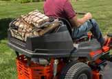 Mower also brings new levels of utility to the yard through an integrated rear cargo bed (standard on most models).