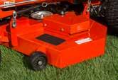 (Optional on some models) 7 HEAVY-DUTY MOWER DECK Experience a great cut with the added durability of a welded mower deck made from rugged 0-gauge steel