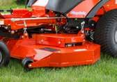 HEIGHT-OF-CUT The easy-to-adjust, foot CONTROL PANEL Every control is right at your FABRICATED MOWER DECK The rugged